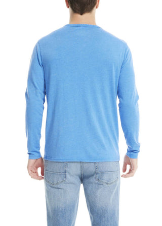 Lucky Brand - Men's Venice Burnout Notch Neck Tee Top
