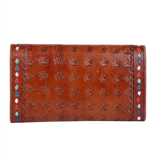 Myra Bags - Women's Tooled Leather Wallet