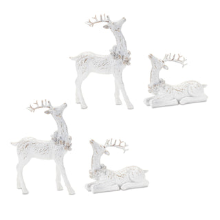 Winter Deer Figurine (Set of 4)