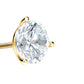 Diana M Jewels - 3.09 Cts Round Lab Diamond Stud Earrings