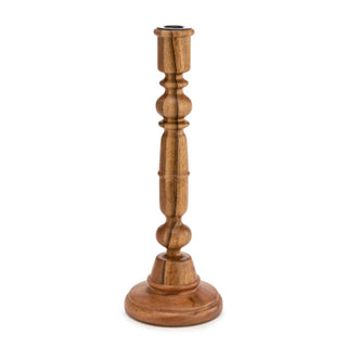 Demdaco - Turned Wood Candleholder