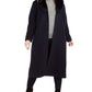 Forecaster Feminino Fox Faux Collar Maxi Coat Preto Tamanho 16W