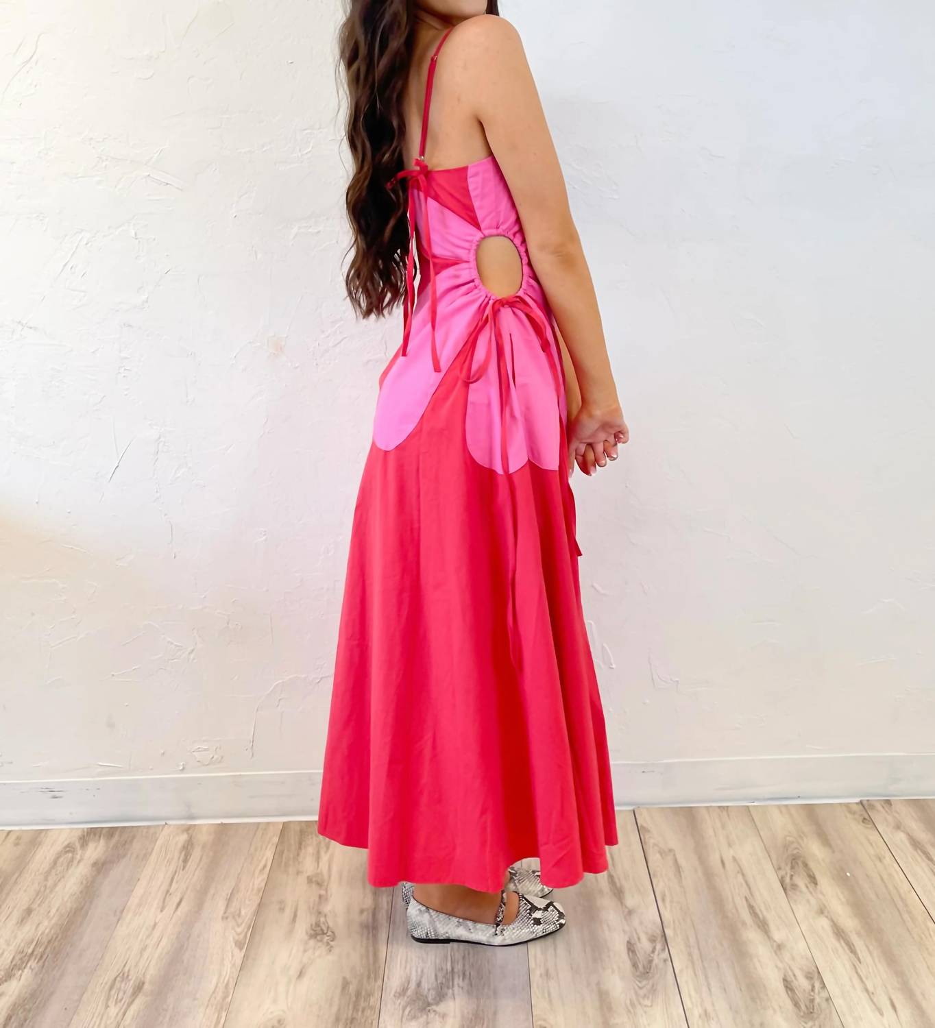 Strut & Bolt - Sleeveless Side Cut-out Long Dress
