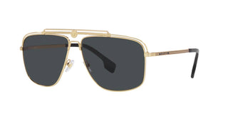Versace - Óculos de sol quadrados não polarizados - 2242 1002 - 87