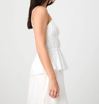 French Connection - Poppy Strappy Peplum Top