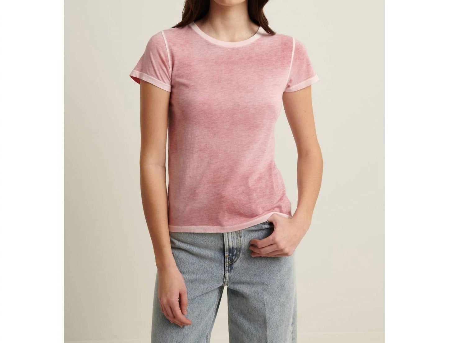 Patrick Assaraf - Reverse Spray Crew Top