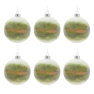 Beaded Glass Ball Ornament (Set of 6)
