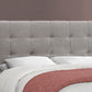Transitional Upholstered Bed Frame