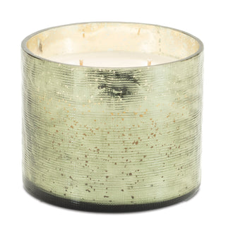 Fraiser Fir Scented Soy Candle with Etched Glass Holder 4"D