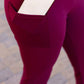 Julia Rose - Maeve Bootcut Leggings With Pockets