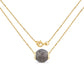 16.79 Carat Genuine Grey Moonstone .925 Sterling Silver Pendant