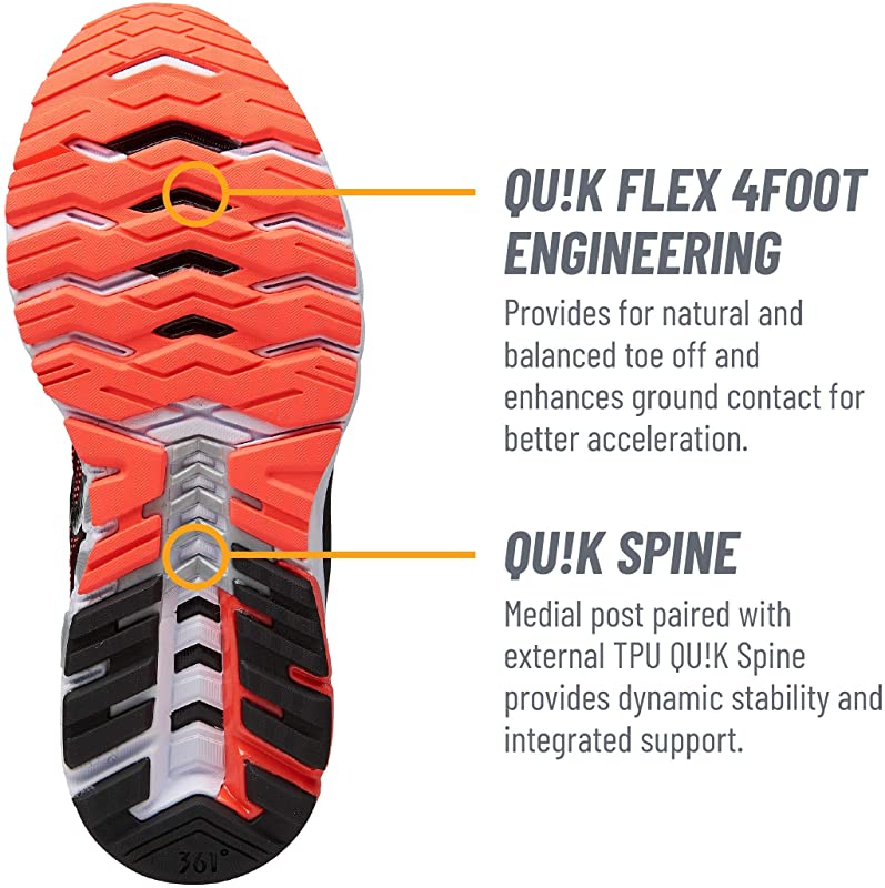 Tênis de corrida feminino Strata 3 36 Degrees, preto, tamanho 10 D(W), EUA