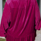 66Disco - Ruffled Sleeve V Neck Blouse