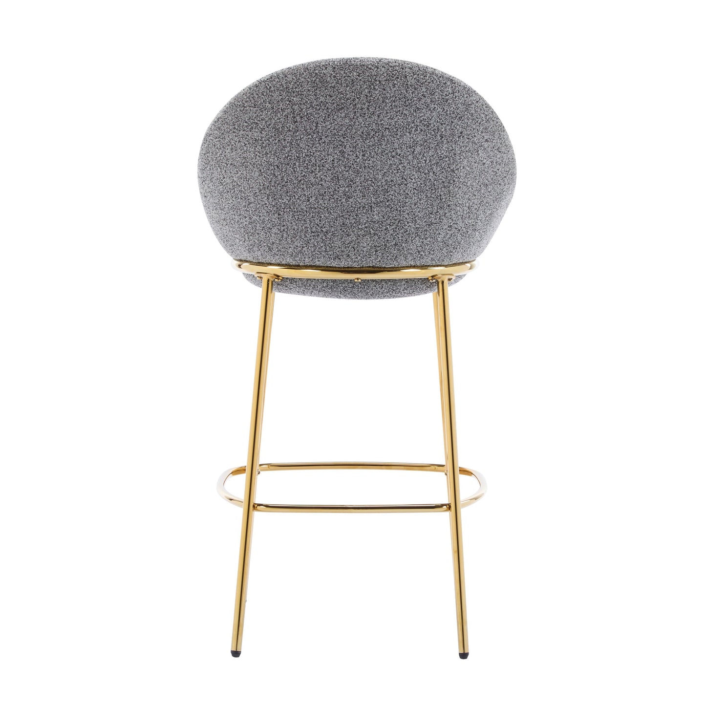 Celano Indoor Metal Upholstered Barstool Set of 2