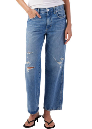 Amo - Billie Cropped Straight Leg Jeans