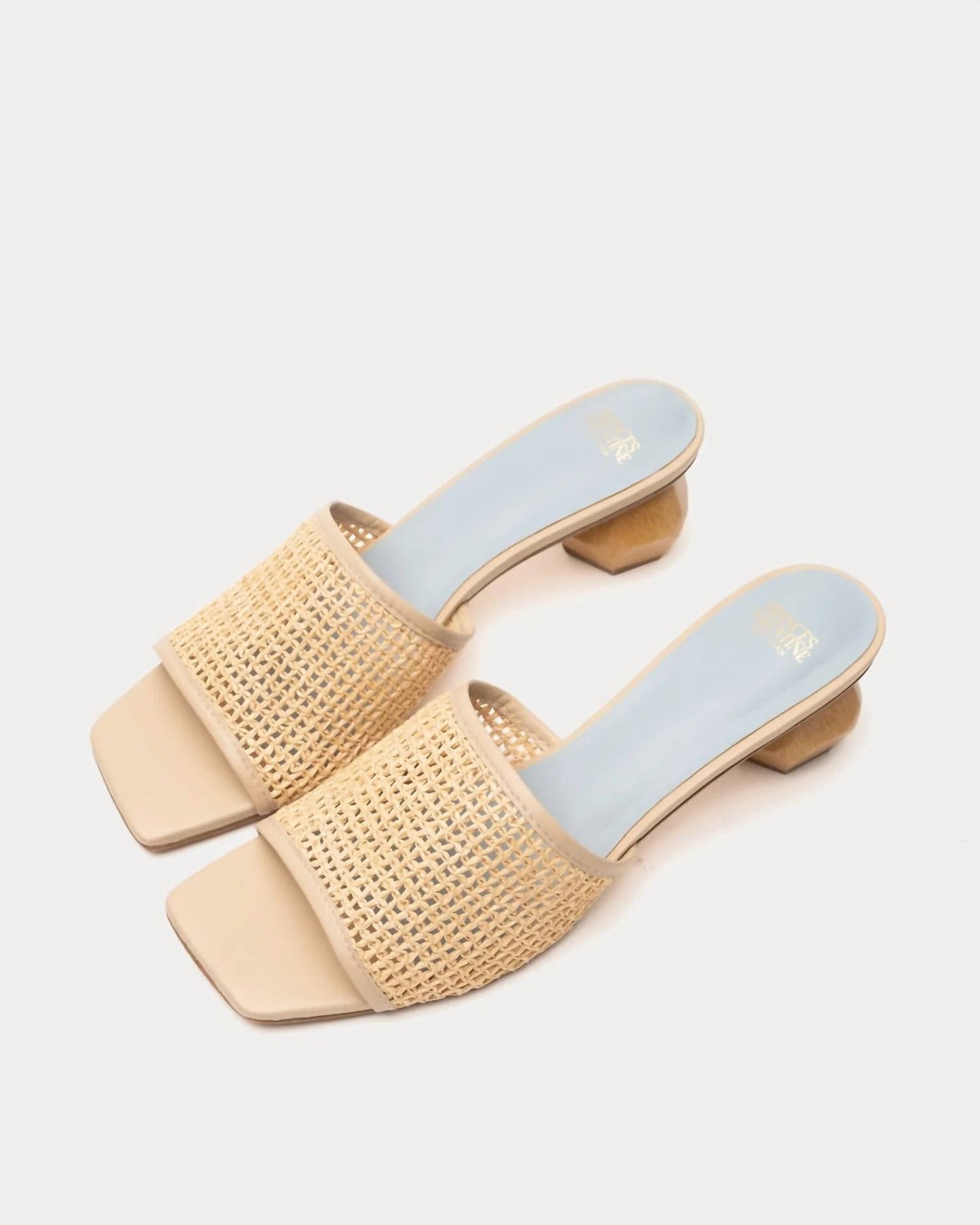 Frances Valentine - Women's Raffia Mesh Slide Sandal