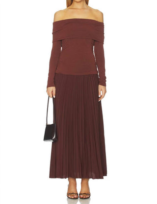 Astr - Tanaia Mixed Media Dress