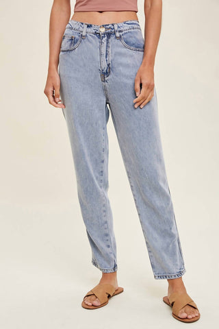Lista de desejos - Calça jeans folgada e folgada