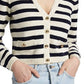 Frame - The Harbor Stripe Cardigan