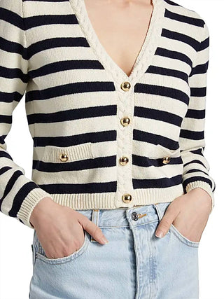 Frame - The Harbor Stripe Cardigan