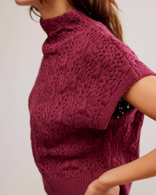 Free People - Suéter de gola falsa Vickie