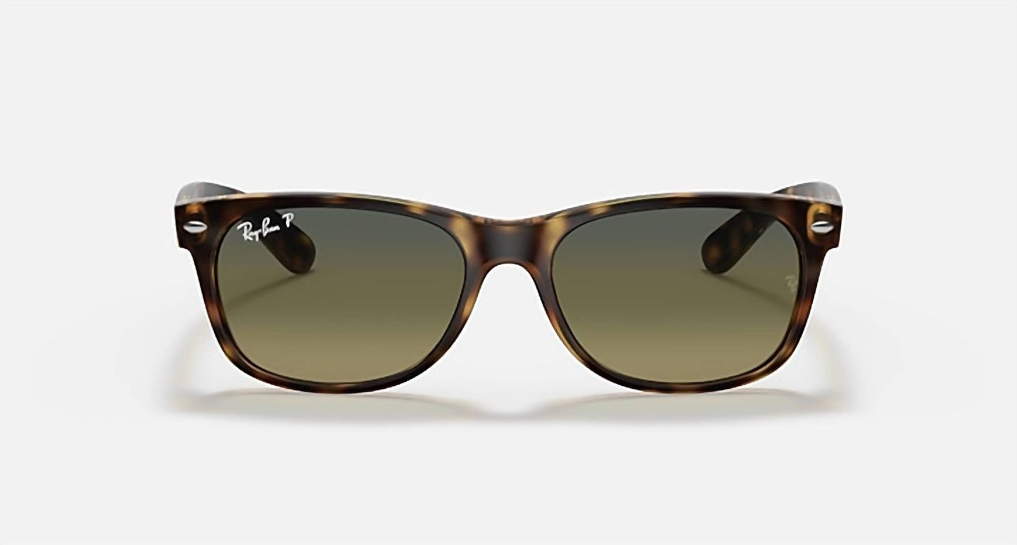 Ray Ban - New Wayfarer Classic Medium Polarized Sunglasses Rb2132 894/76