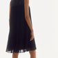 Joseph Ribkoff - Chiffon And Lace Sleeveless Pleated Dress