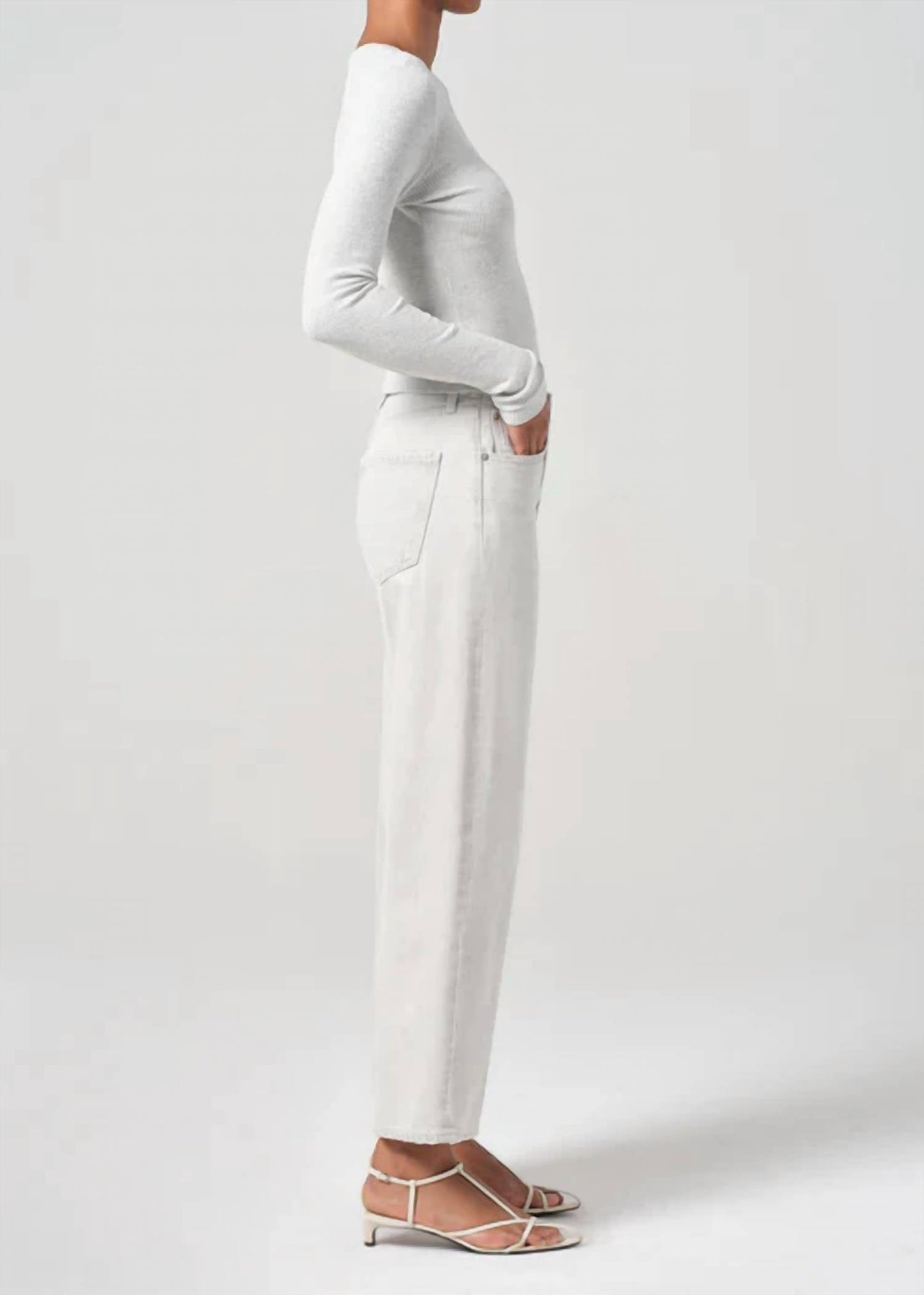 Agolde - Ren High Rise Wide Leg Jeans