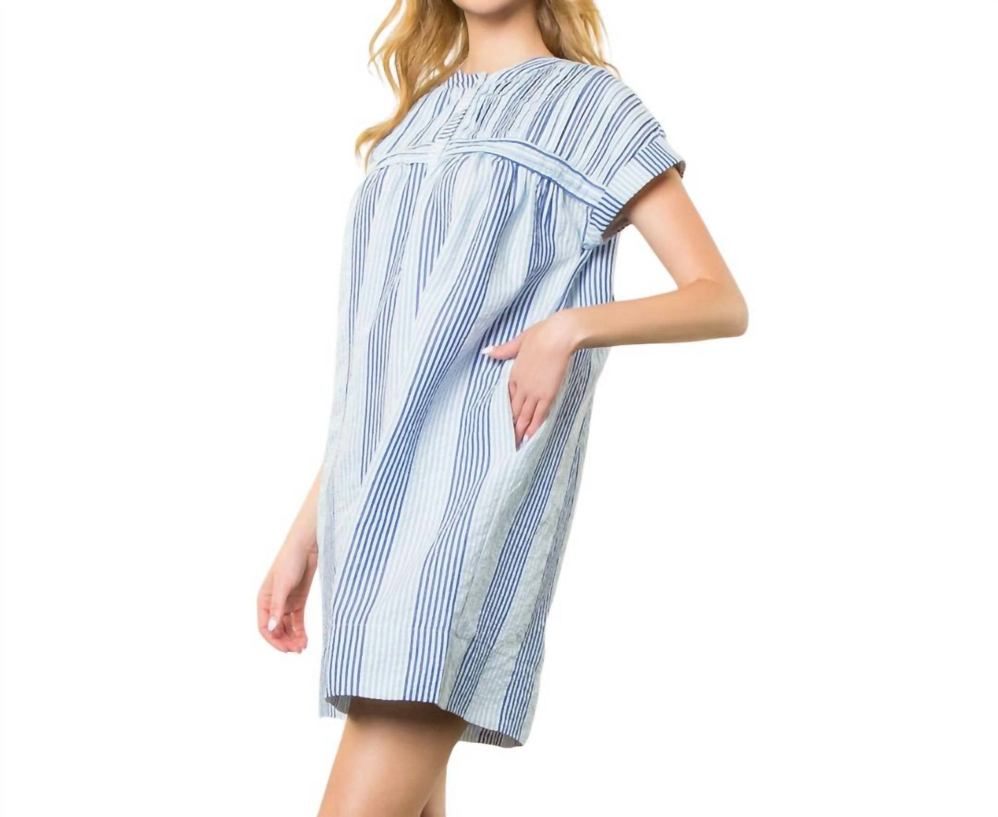 Thml - Short Sleeve Striped Dress