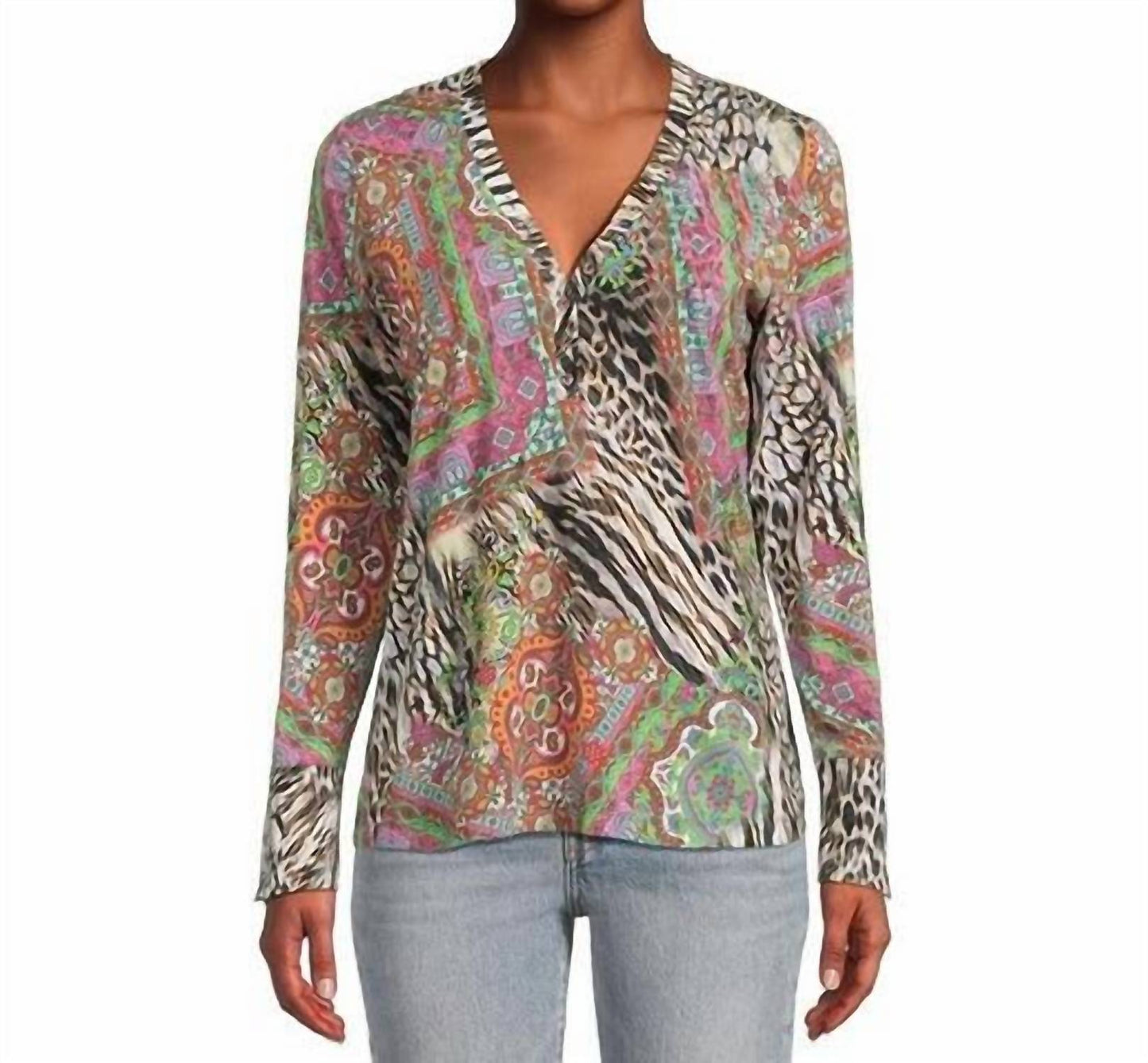 Johnny Was - JANIE FAVORITE HENLEY TOP