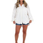 Fantastic Fawn - Chasing Daylight Eyelet Button Up Top