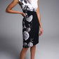 Joseph Ribkoff - Floral Two-tone Dress