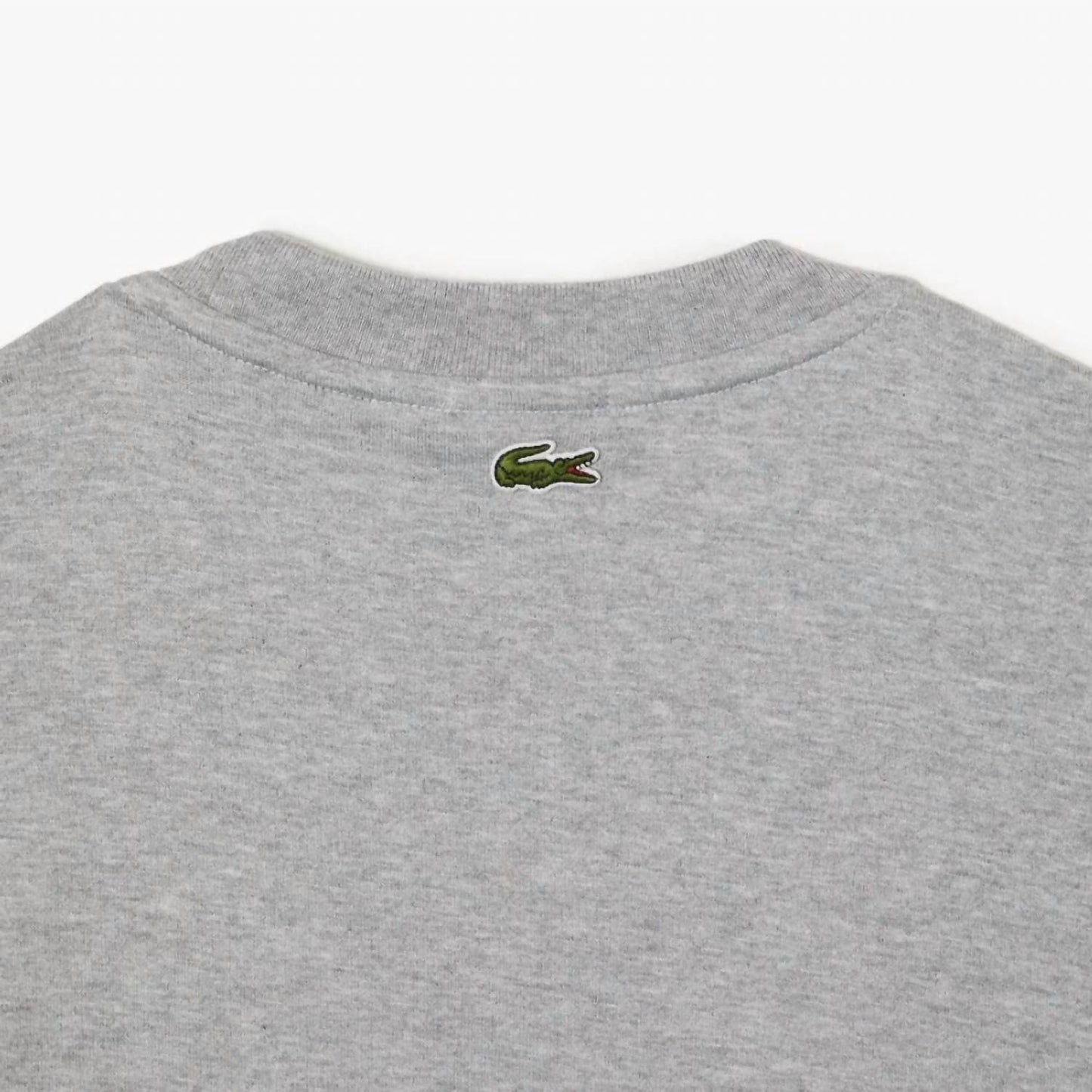 Lacoste - Unisex Loose Fit Large Crocodile Organic Cotton Tee Shirt
