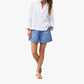 Frank & Eileen - Gabi Linen Popover Top