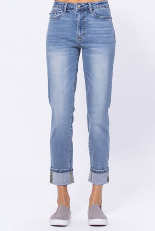 Judy Blue - Traci High Rise Boyfriend Crop Jeans
