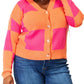 Double Take - Woven Right Checkered Cardigan