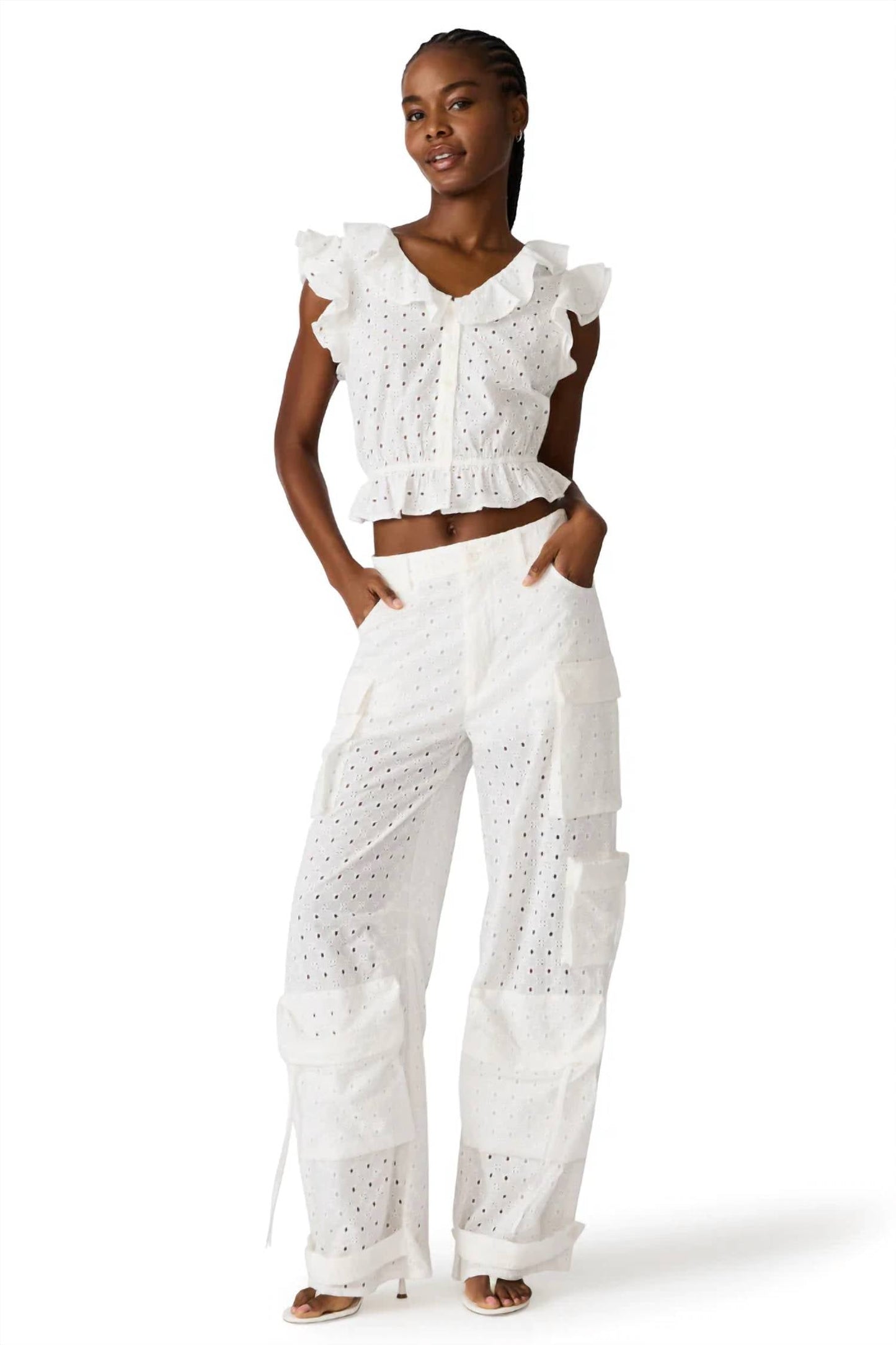 Steve Madden - Duo Relaxed Wide Leg Pants