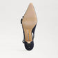 Sam Edelman - Women's Bianka Fabric Pointed Toe Slingback Kitten Heeled Pump