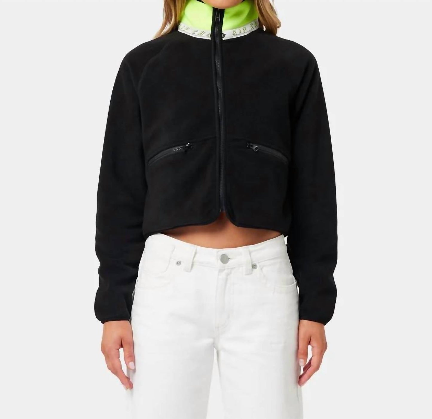 Abrand Jeans - Cropped Fleece Jacket