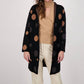 Gabby Isabella - Polka Hooded Open Front Cardigan