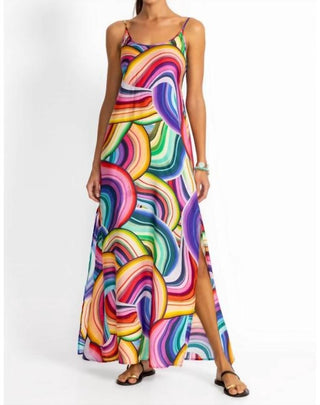 Johnny Was - BACK SMOCKING SLIP MAXI DRESS