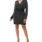 City Studio - P. Social Beads Mini V-neck Dress