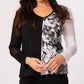 Angel Apparel - Abstract V-Neck Top
