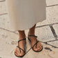 Atp Atelier - Wome's Capri Nappa Flat Sandals