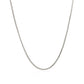 Sterling Silver Rhodium Plated Round Box Chain 1.3mm