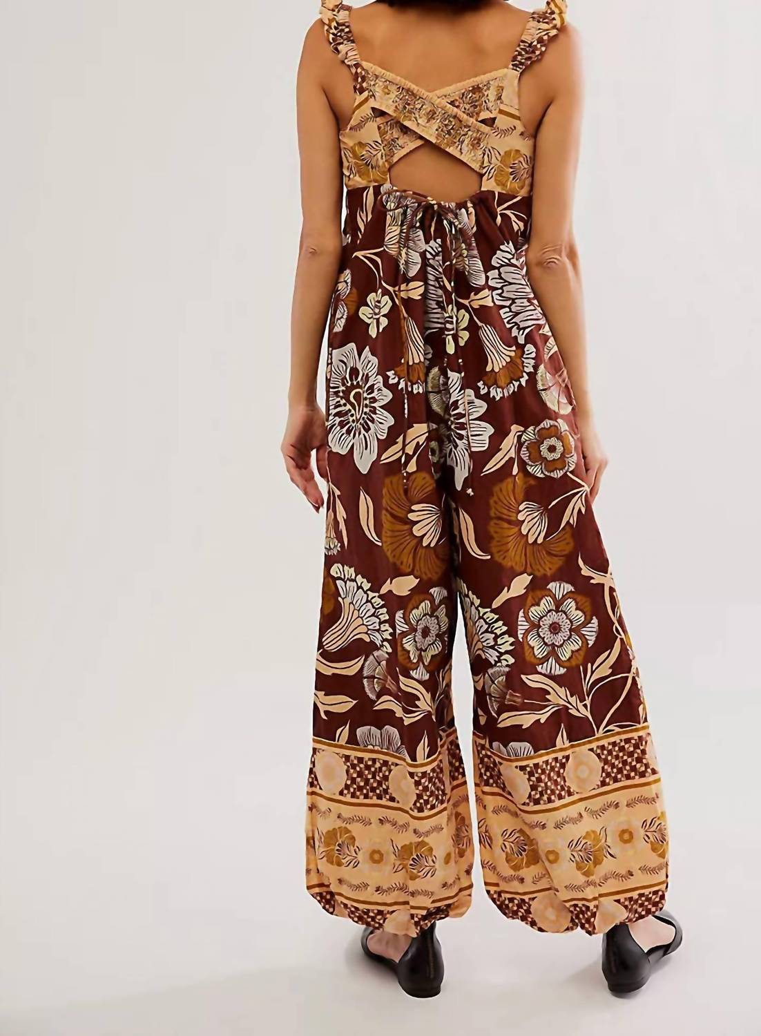 Free People - Macacão Bali Albright com pernas largas