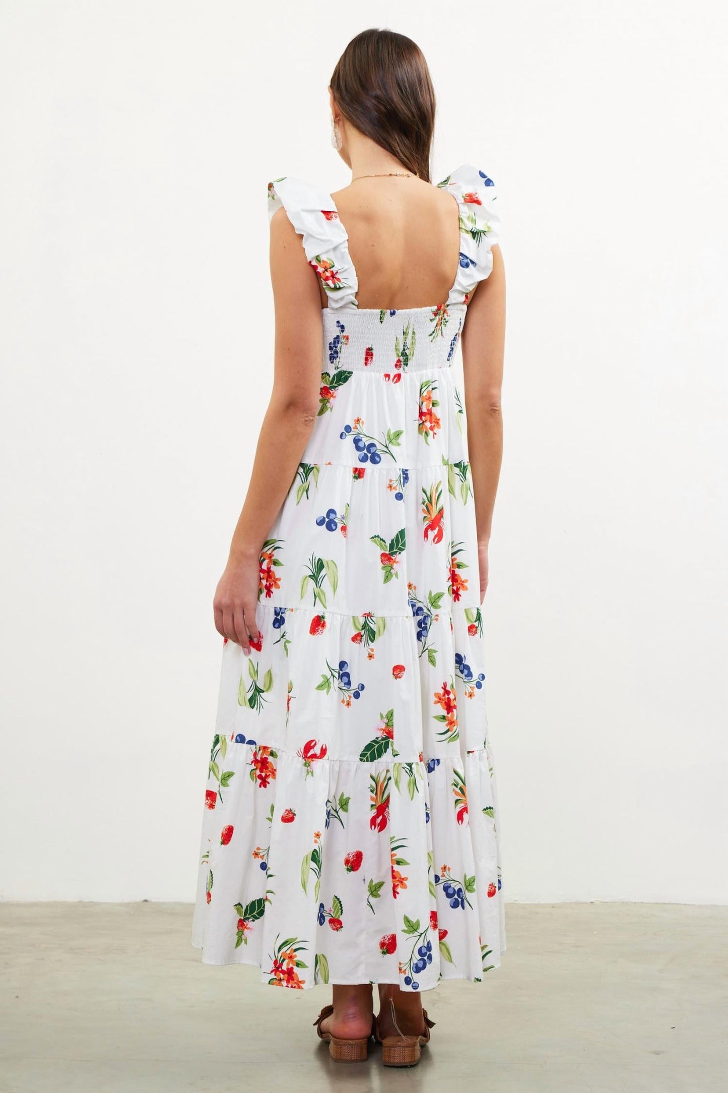 Skies Are Blue - Sugar Pie Poplin Maxi Dress