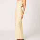 Cotton Candy - Linen Strapless Maxi Dress