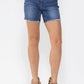 Judy Blue - Mid Length High Waist Jean Shorts