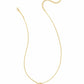 Kendra Scott - Skeleton Gold Short Pendant Necklace - 16" Length